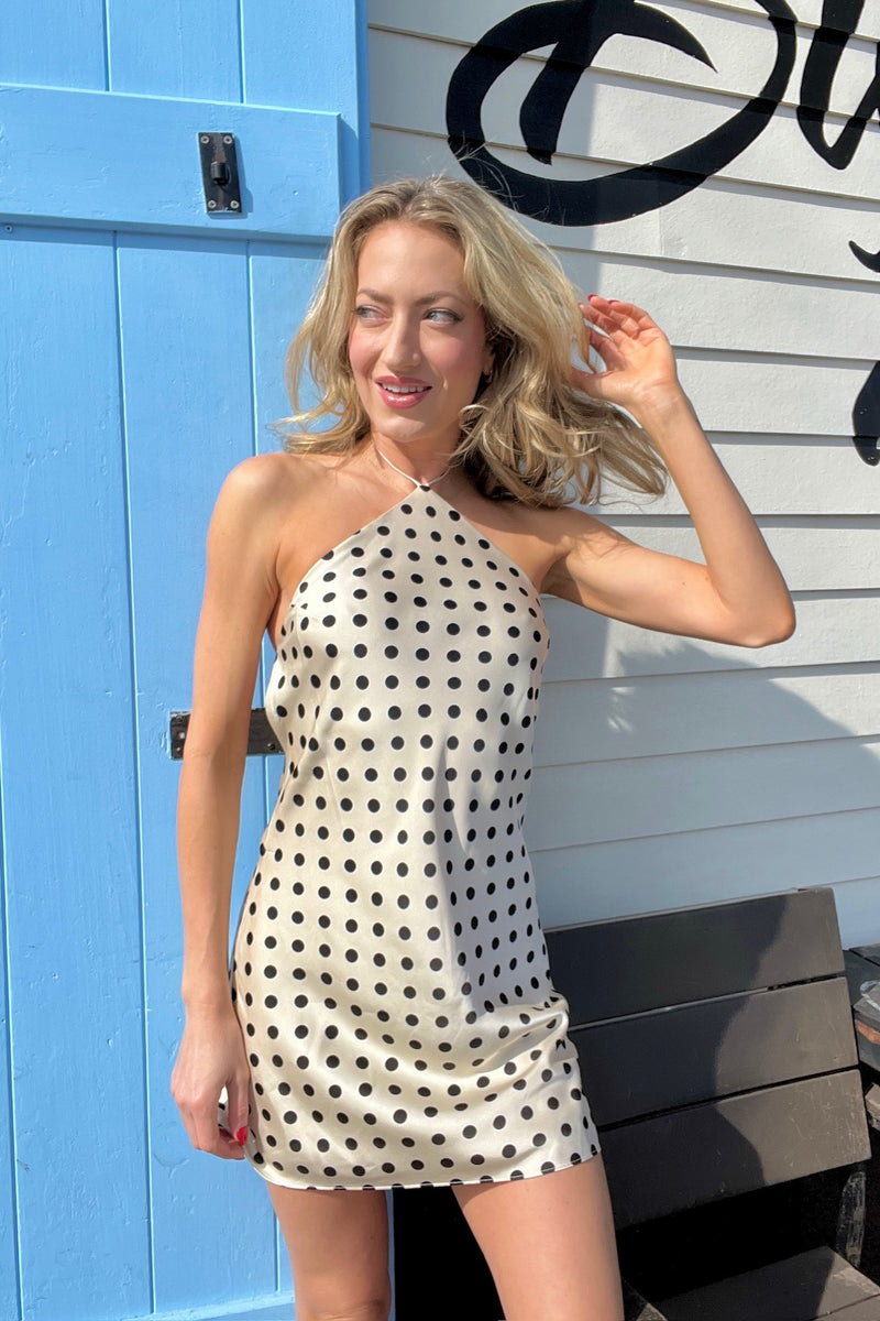 Deck the Halter Mini Dress