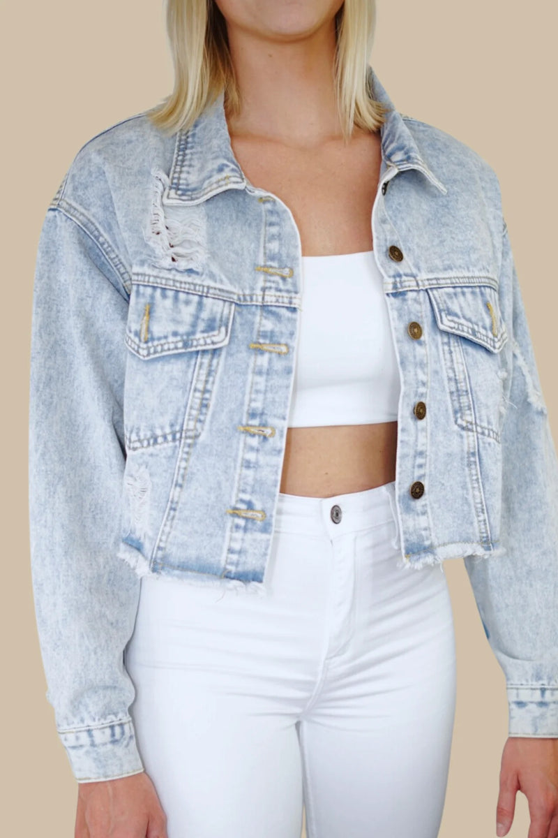 Let the Good Times Roll Denim Jacket