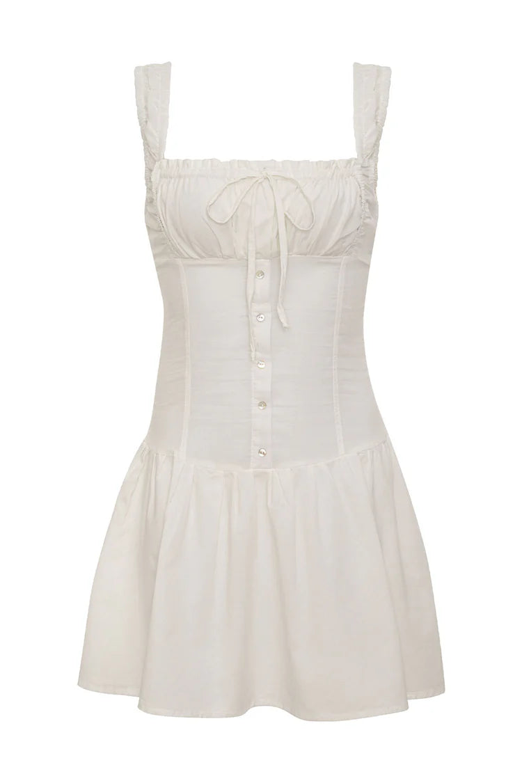 Christa Ruffle Mini Dress ~ Sunrose