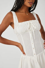 Christa Ruffle Mini Dress ~ Sunrose