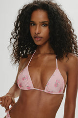 Nick Skimpy Triangle Bikini Top ~ Fresh Rose