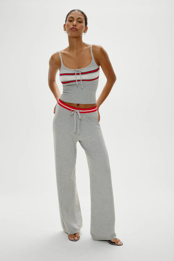 Barrymore Knit Pant ~ Mochi Stripe