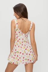 Dreamer Chiffon Mini Dress ~ Amalfi