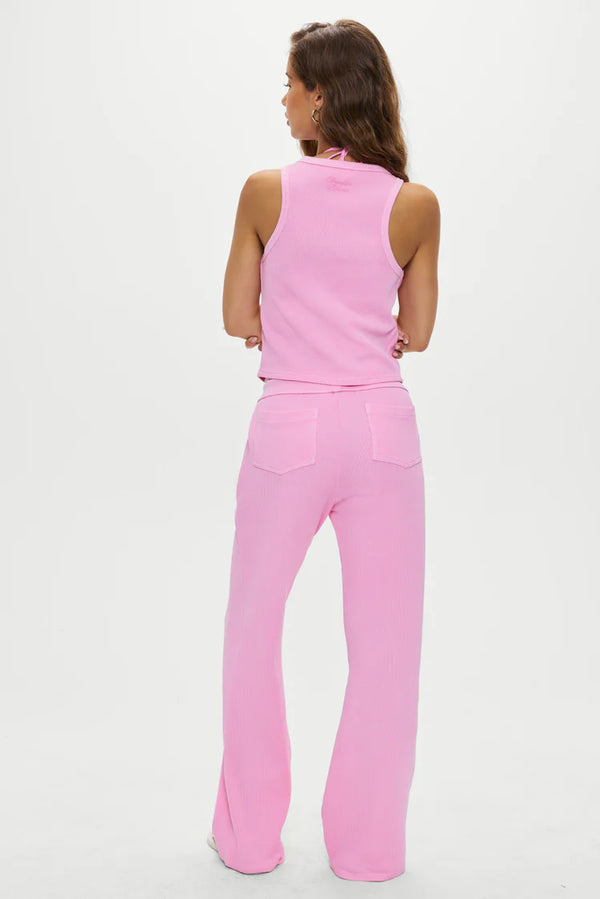 Emma Thermal Low Rise Pants ~ Blush