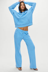 Emma Thermal Low Rise Pants ~ Lullaby Sky