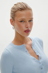 Lenon Button Up Knit Sweater ~ Daydream