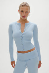 Lenon Button Up Knit Sweater ~ Daydream