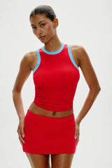 Marialla Mini Skort ~ Cherry