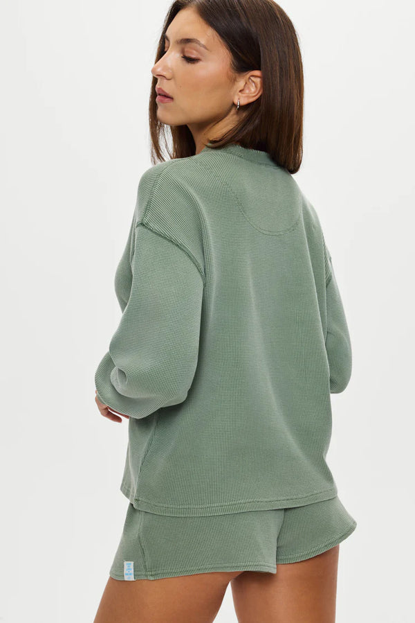 Noah Thermal Long Sleeve Shirt ~ Fern