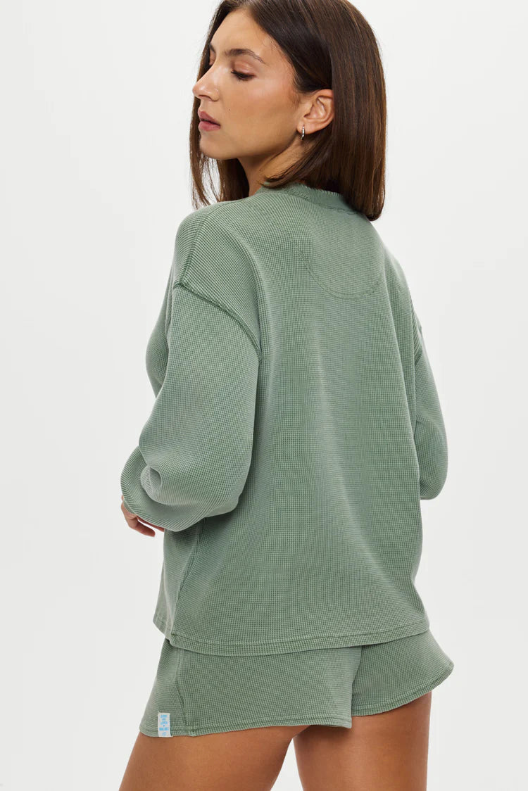 Noah Thermal Long Sleeve Shirt ~ Fern