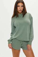 Noah Thermal Long Sleeve Shirt ~ Fern