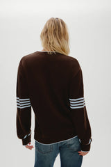Sloane Oversized Knit Sweater ~ Chocolate Brown