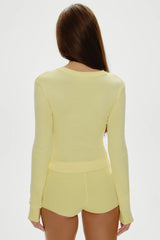Sundae Cropped Cardigan ~ Honeycomb