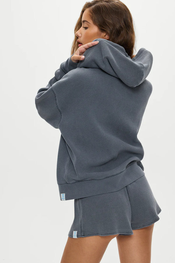 Weekend Thermal Hoodie ~ Shadow Blue