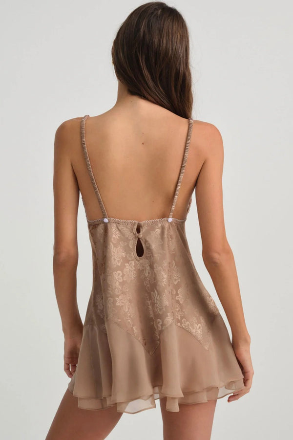 Holly Slip Dress ~ Chocolate