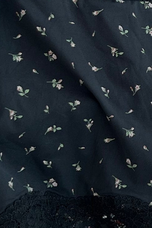 Butter Me Up Lace Thong ~ Midnight Floral