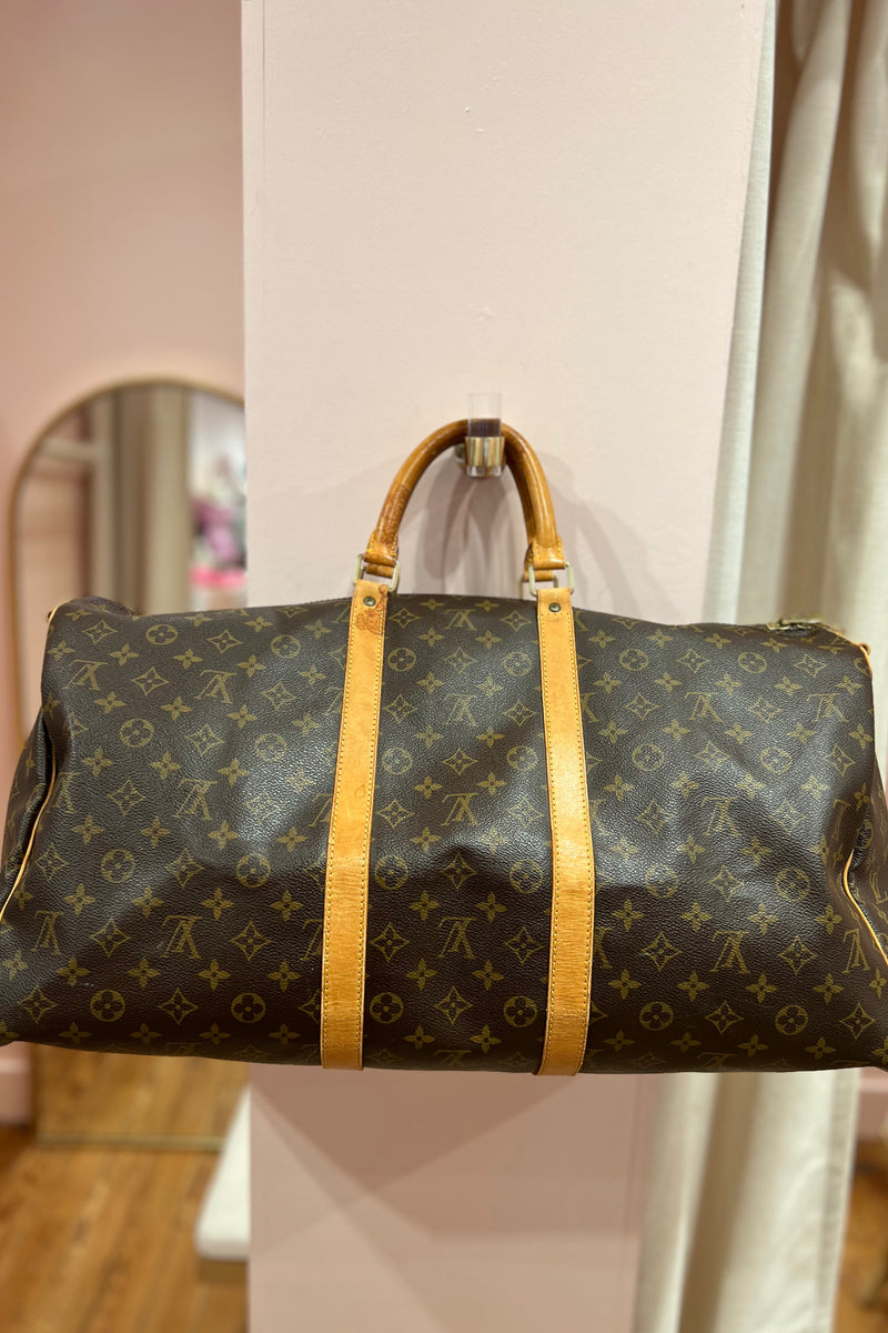 Louis Vuitton Pre-Owned Keepall 55 Bag Monogram bei