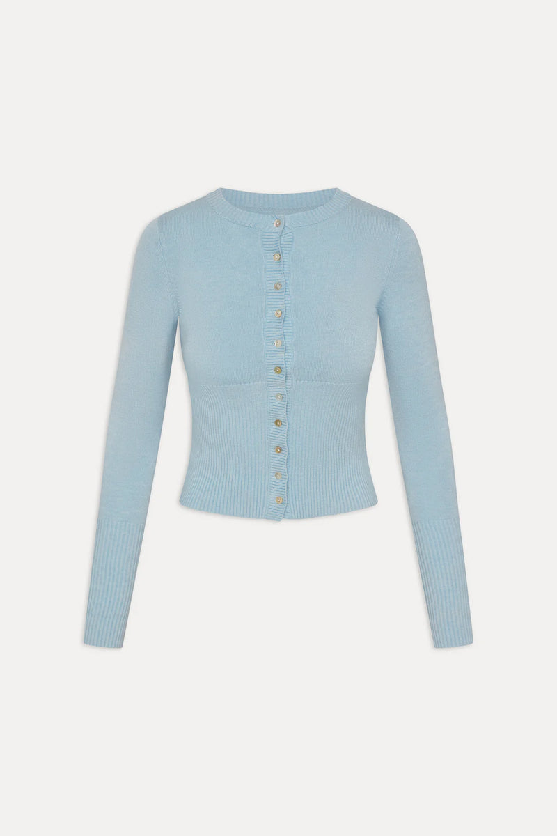 Lenon Button Up Knit Sweater ~ Daydream