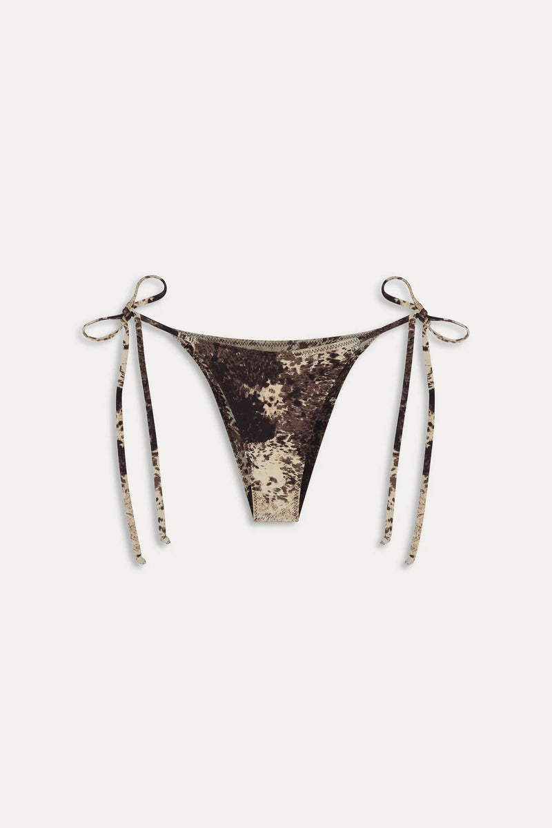 Mackenzie Reversible String Bikini Bottom ~ Saddle Up