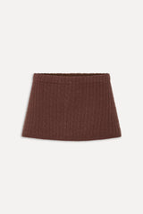 Marialla Mini Skort ~ Brown Sugar