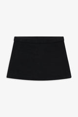 Marialla Cloud Knit Mini Skort ~ Black