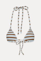 Nick Triangle Striped Bikini Top ~ Verona Stripe