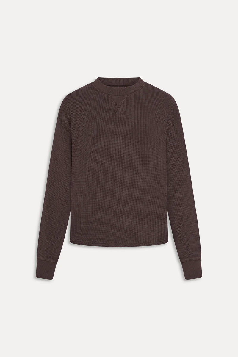 Noah Thermal Long Sleeve Shirt ~ Walnut