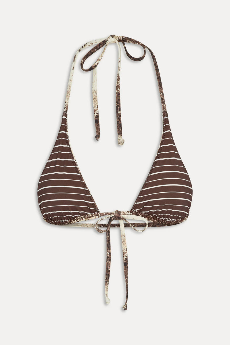 Paradise Micro Reversible Bikini Top ~ Saddle Up