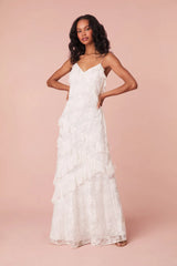 Rialto Lace Maxi Dress ~ Ivory