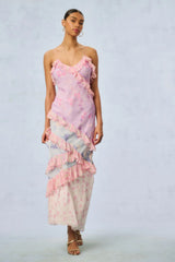 Rialto Fragrance Print Maxi Dress ~ Blooming Paradise