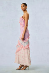Rialto Fragrance Print Maxi Dress ~ Blooming Paradise