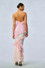 Rialto Fragrance Print Maxi Dress ~ Blooming Paradise