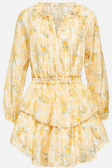 Popover Mini Dress ~ Lemon Daydream