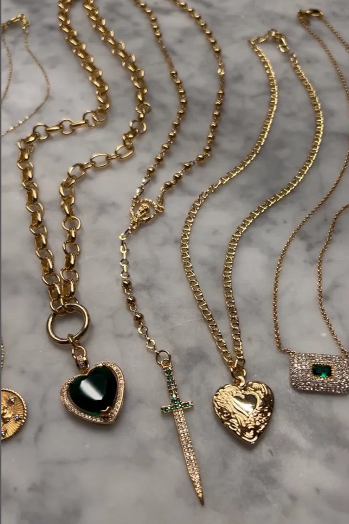 The Jules Necklace ~ Emerald