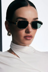 The Addison ~ Gold Havana/Tort Green
