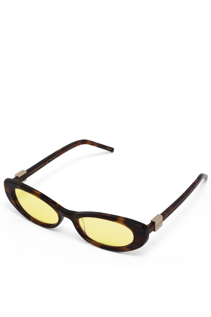 The Olivia ~ Havana Tort/Yellow