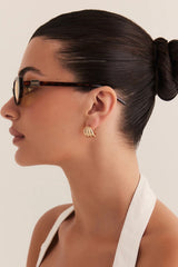 The Olivia ~ Havana Tort/Yellow