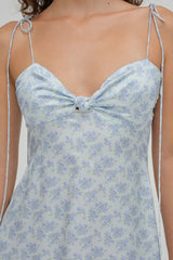 Adira Mini Dress ~ Blue - Shake Your Bon Bon