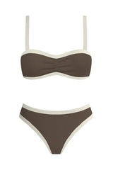 Amalfi Coast Contrast Bikini Bottom - Shake Your Bon Bon