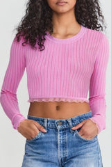 Amandine Crop Pullover - Shake Your Bon Bon