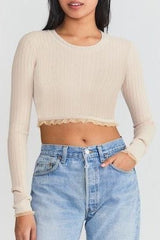 Amandine Crop Pullover - Shake Your Bon Bon