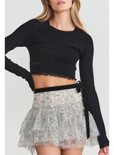 Amandine Crop Pullover - Shake Your Bon Bon