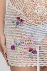 Apollo Crochet Mini Dress ~ Tanlines - Shake Your Bon Bon