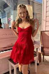 Au Revoir Lace Mini Dress - Shake Your Bon Bon