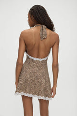 Audrey Mini Dress ~ Baby Leopard - Shake Your Bon Bon