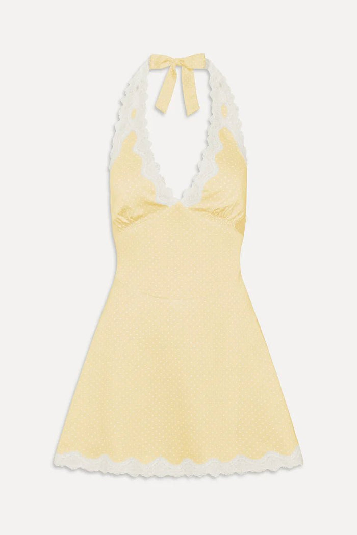 frankies bikinis audrey mini dress Frankies Bikinis - Audrey Satin Mini Dress