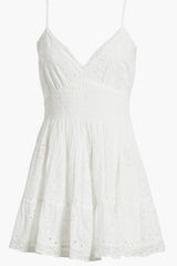 Azar Eyelet Lace Dress ~ White - Shake Your Bon Bon