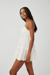 Baby Embroidered Mini Dress ~ White - Shake Your Bon Bon