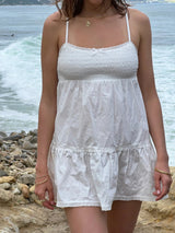 Baby Embroidered Mini Dress ~ White - Shake Your Bon Bon