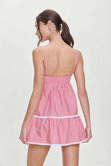 Baby Gauze Dress ~ Ladybug Gingham - Shake Your Bon Bon